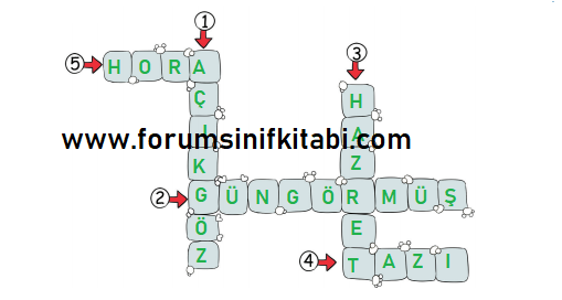 3.Sınıf Türkçe Meb yayınları Çalışma Kitabı Sayfa 36 Cevapları