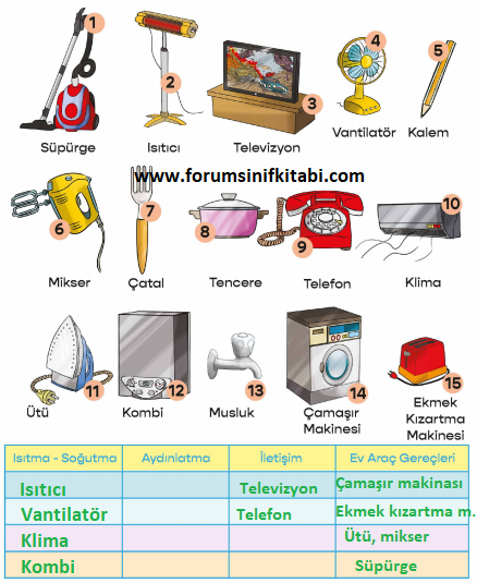 3.Sınıf Fen Bilimleri Meb yayınları Çalışma Kitabı Sayfa 118 Cevapları