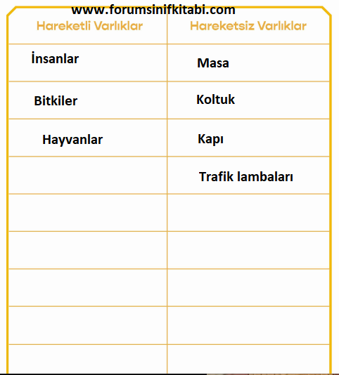 3.Sınıf Fen Bilimleri Meb yayınları Çalışma Kitabı Sayfa 32 Cevapları