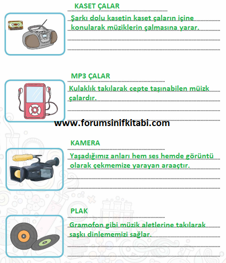 4.Sınıf Fen Bilimleri Meb yayınları Çalışma Kitabı Sayfa 109 Cevapları